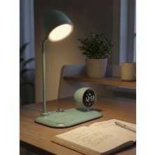 S-Link SL-CW21 Yeşil Telefon Uyumlu Fast Şarj 15W Ayarlanabilir LED Işıklı  Masa Lambası