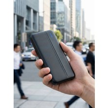 S-link IP-G10N 10000mAh Micro+Type C Girişli Powerbank Siyah Taşınabilir Pil Şarj Cihazı