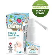 Apitera Propolisli Çocuk Spreyi 20 ml Doğal Ahududu Aromalı Koruyucu Takviye Edici Gıda