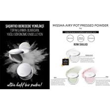MISSHA Ultra Hafif Toz Pudra Airy Pot Powder Renksiz Mat Bitişli Makyajı Sabitleyen Özellik