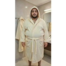 Le Gule Home Battal Boy & Geniş Kalıp %100 Pamuklu Erkek & Kadın  Bornoz