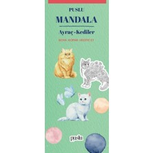 Hatıra Kutusu Mandala Ayraç - Kediler