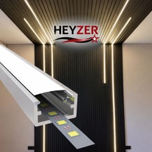 Heyzer 8×10 LED Profili (3 Metre) – Alüminyum (Ledsiz)