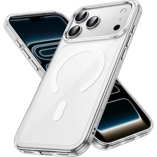 Cepaks iPhone 17 Pro Max Şeffaf Magsafe Kılıf