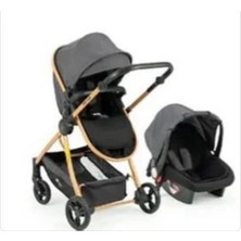 Turhan Bebe Force Boy Ayarlı Travel Sistem Bebek Arabası Taşıma Puset