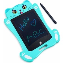 Brumoon Figürlü  8.5 Inç Renkli Dijital Kalemli LCD Çizim Yazı Tahtası Kedi