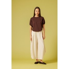 Nisan Triko Bisiklet Yaka T-Shırt