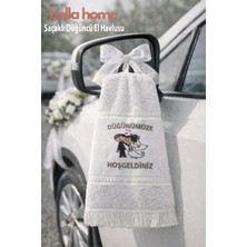 Bella Home Saçaklı Düğüncü Havlu Seti | 40X70 cm | 12’li Ekonomik Paket | Gelin Arabası Süsleme & Hatıralık Havlu