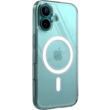 Cepaks iPhone 16 Plus Şeffaf Magsafe Kılıf