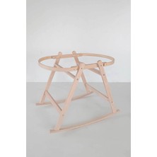 Babycom Naturel Ahşap Çemberli Beşik Standı