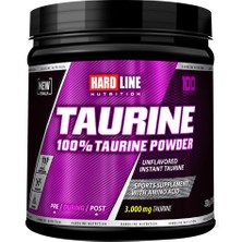 Hardline Nutrition Hardline 300 gr Taurine Powder Unflavored Sporcu Besini Türkiye Menşeli 100 Servis İçerir