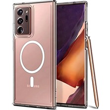 Cepaks Samsung Galaxy Note 20 Ultra Şeffaf Magsafe Kılıf