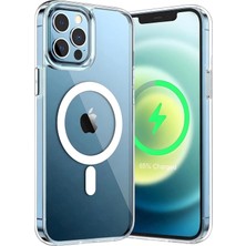 Cepaks iPhone 12 Pro Max Şeffaf Magsafe Kılıf