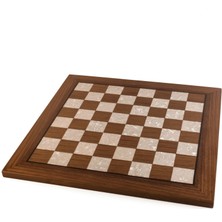 Helena Wood Art Sedefli Satranç Altı / Ceviz