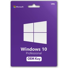 Microsoft Windows 10 Professional Dijital Lisans Anahtarı Kalıcı Key Ömür Boyu Kullanım