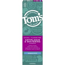 Tom's Of Maine Natural Diş Macunu Antiplak & Beyazlatma & Vegan Peppermint 127 G