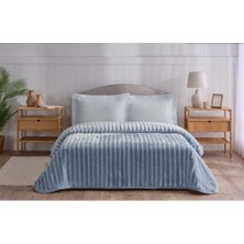 Özdilek Battaniye Trendy Lıne Indigo Çift Kişilik (Msr)