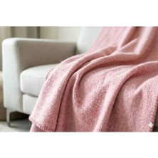 Özdilek (Nev) Battaniye Pamuk Koyu Pembee Çift Kişilik