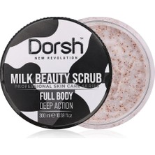Dorsh Milk Beauty Scrub Süt Özlü Yüz ve Vücut Peelingi 300ML-BESLEYICI Arındırıcı Full Body Peeling