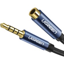 Ugreen 3.5 mm Jack Ses Aux Örgülü Uzatma Kablosu 0,5 Metre, 40672