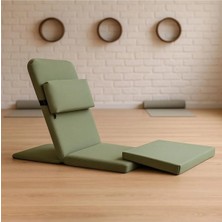 Remege Ayrılabilir Çift Minderli Backjack Meditasyon Sandalyesi Ergonomik Tasarım ile Renkli Destekli Yer Minderi