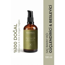 Radika Aromaterapi / Saç Bakım Yağı / Biberiye ve Hint Yağlı Saç Güçlendirici