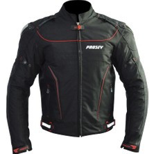 Prosev Kısa Hörgüçlü Mont L Beden Suya Dayanıklı Polyester Malzeme ile Motor Kullanımına Uygun