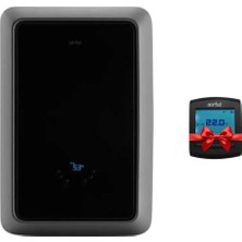 Airfel Siyah Airfel Maestro Smart 24KW-20.000 Tam Yoğuşmalı Kombi (-Oda Termostat Hediye-)