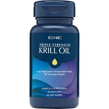 Gnc Triple Strenght Krill Oil 30 Yumuşak Kapsül