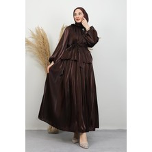 Layla Broş Takım Acı Kahve