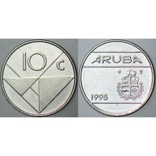 Banknoting Aruba 10 Cent 1995.