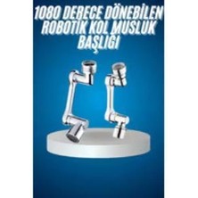 abnturk 1080 Derece Esnek Dönebilen Fonksiyonel Paslanmaz Çelik Robotik Kol Musluk Başlığı