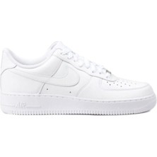 Nike Air Force 1 '07 Kadın Yürüyüş Ayakkabısı Beyaz Kauçuk Taban Suni Deri Malzeme