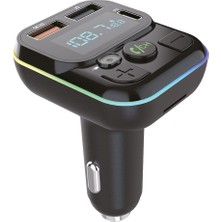 Avcı Teknoloji Market Kablosuz Araç Fm Modülatör Mp3 Player Pd 20W Hızlı Şarj Power 3.0 Dijital Ekranlı