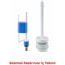 Banio Home - Çekmeli Revervuar Iç Takımı, Push Flush Tank Internal Kıt