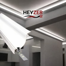 Heyzer Kartonpiyer LED Profili (3 Metre) – Alüminyum (Ledsiz)