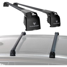 Fıat Doblo 3 (K9) 2023–2025 Uyumlu Trs-2 Kilitli Sistem Ara Atkı Tavan Barı Siyah (2 Adet)