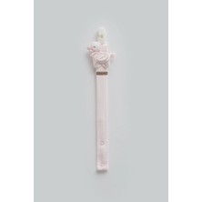 Caramell Love Tıme Ördek Detaylı Kumaş Emzik Askısı - Pembe - St Pembe