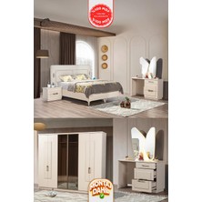İmbaş Okyanus Yatak Odası Takımı %100 Mdf - Bazalı