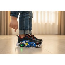 Cozi Company Arabalı ve Işıklı Günlük Akıllı Bağcıklı Çocuk Spor Sneaker Ayakkabı
