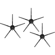 Parmis Roborock Uyumlu S7 Max V Robot Süpürge Yan Fırça Beyaz 3 Adet