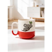 BB Design Koala Tasarımlı Baskılı Seramik Pro Kupa Bardak 330ML