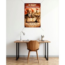 HD Ajans 12 Mart Istiklal Marşı'nın Kabulü Branda Afiş