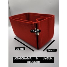 Marjinal W Club Tek Suluklu  Long...  M  Canta Icın  Duzenleyıcı  Kırmızı Renk  26 x 15 X14  Olculu  (Uzunluk  Xyukseklık  x  Genıslık )
