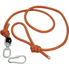 Vslt Handmade Büyük Irk Köpek Gezdirme Kayışı Fırdöndü ve Karabinalı Big Dog Leash
