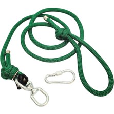 Vslt Handmade Büyük Irk Köpek Gezdirme Kayışı Fırdöndü ve Karabinalı Big Dog Leash