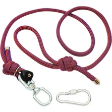 Vslt Handmade Büyük Irk Köpek Gezdirme Kayışı Fırdöndü ve Karabinalı Big Dog Leash