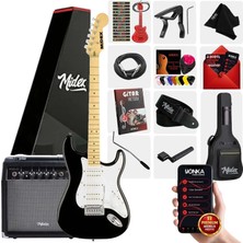 Midex RPH-40WB-35AMP 35W Şarjlı BT Amfili Elektro Gitar Seti