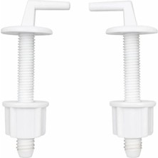 Banio Home - Plastik Klozet Kapağı Menteşe Takımı, Toılet Seat Hınge Set