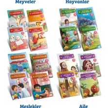 Semerkand Çocuk Yayınları 3-6 Yaş Çocuklar Için Hayvanlar, Meyveler,meslekler,aile Etkinlikli Hikayeler Seti 16 Kitap